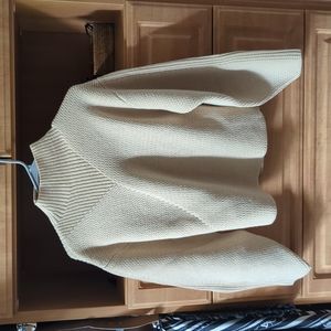 & Other Stories Beige Mockneck Sweater